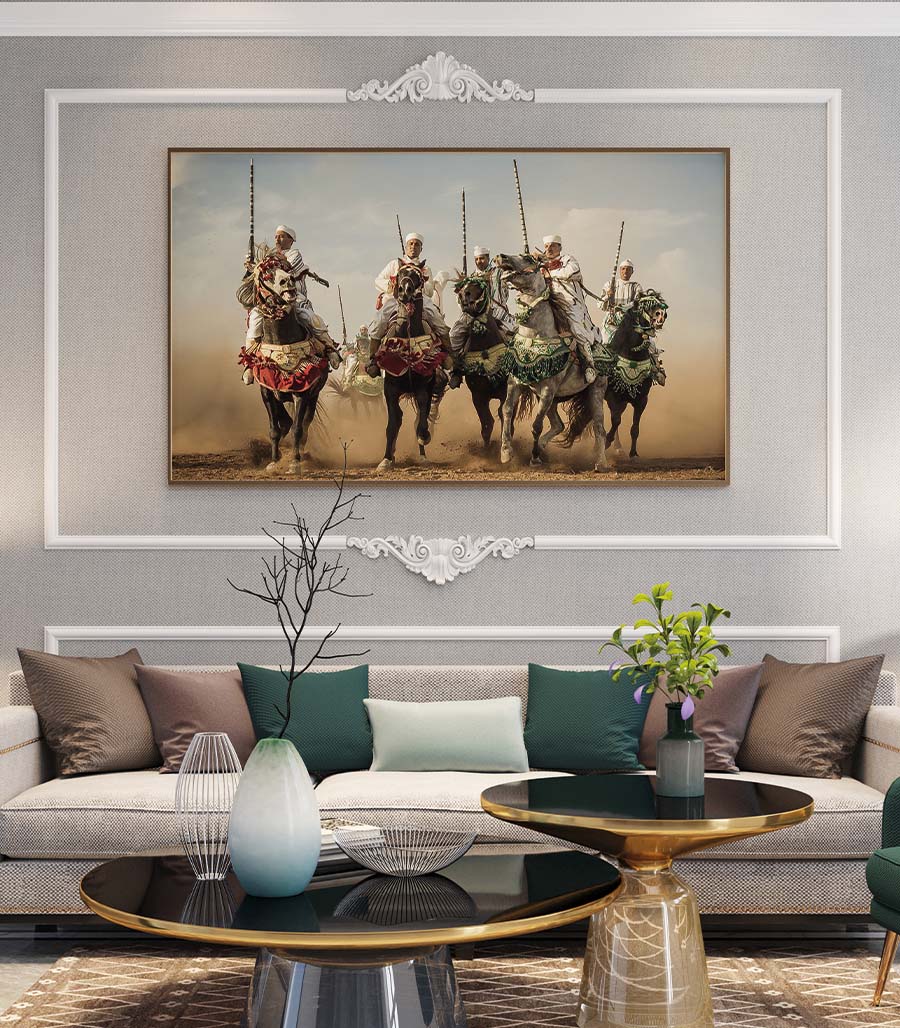 TABLEAU DÉCORATIF MURAL VOYAGE AU CŒUR DU MAROC