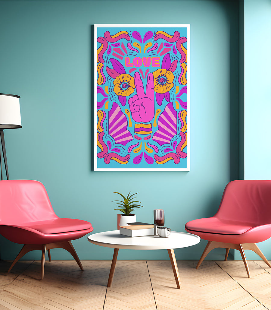 Tableau Décoratif - Love & Peace