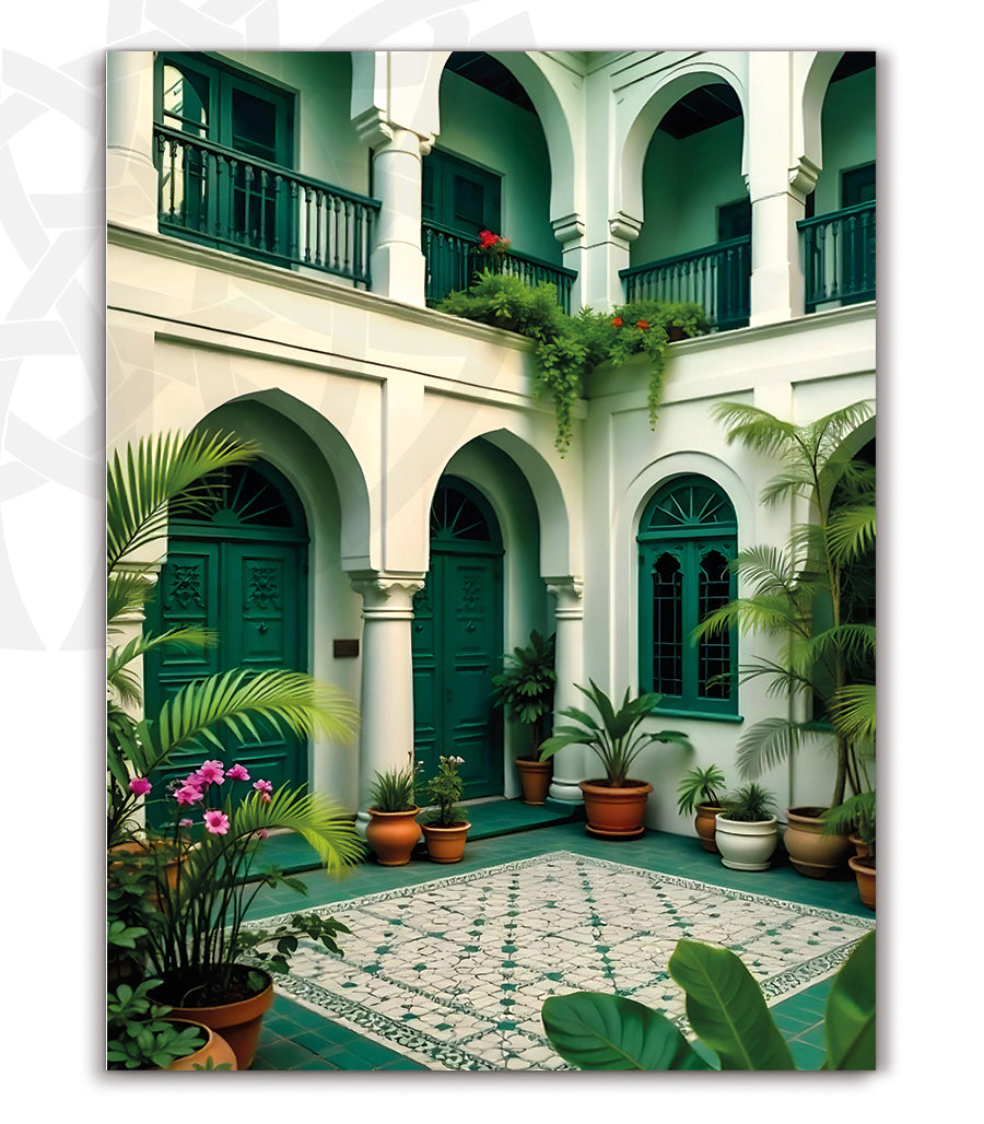 Tableau Décoratif : Évasion Andalouse Luxuriante