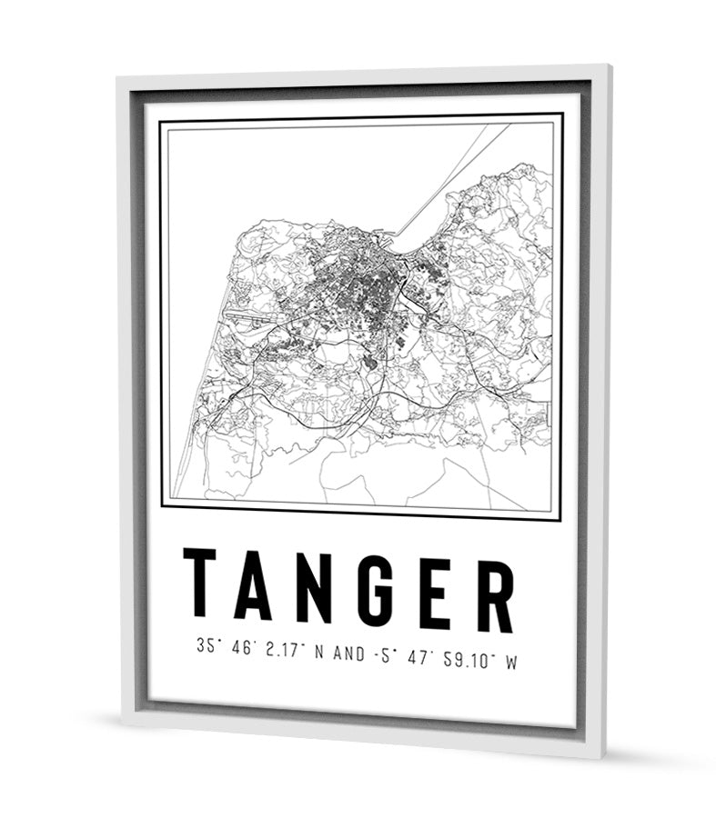Tableau Décoratif Graphisme Urbain de Tanger