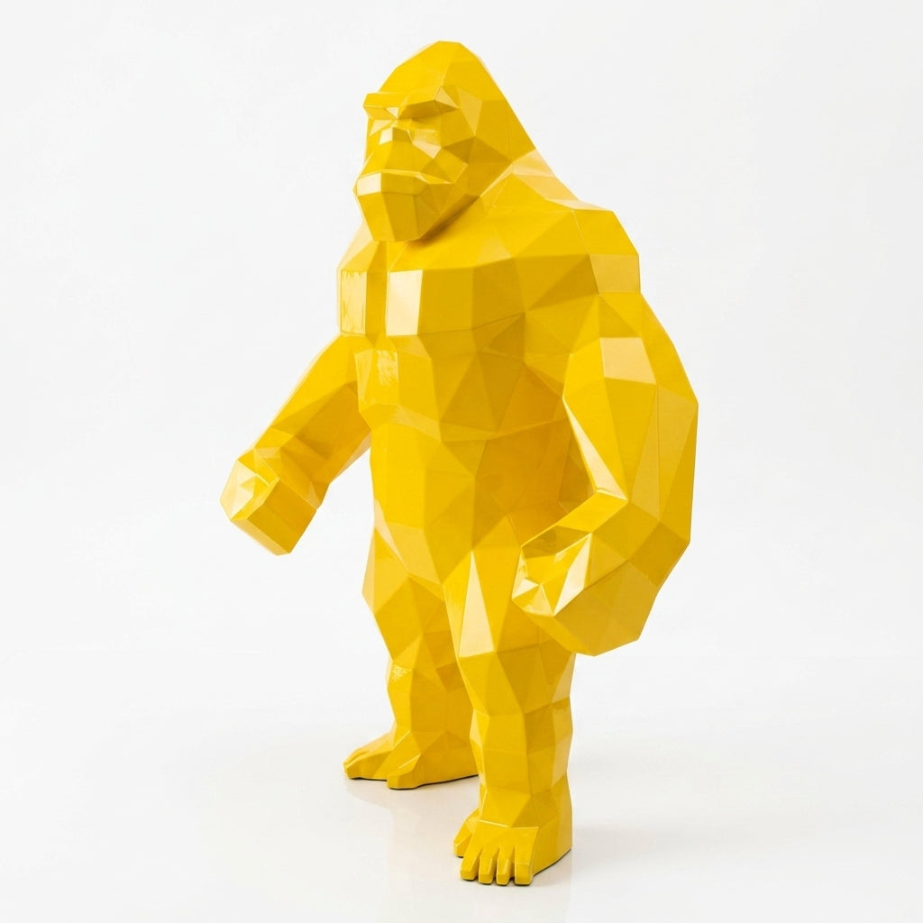 Petite Statue géométrique de gorille