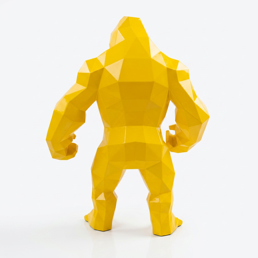 Petite Statue géométrique de gorille