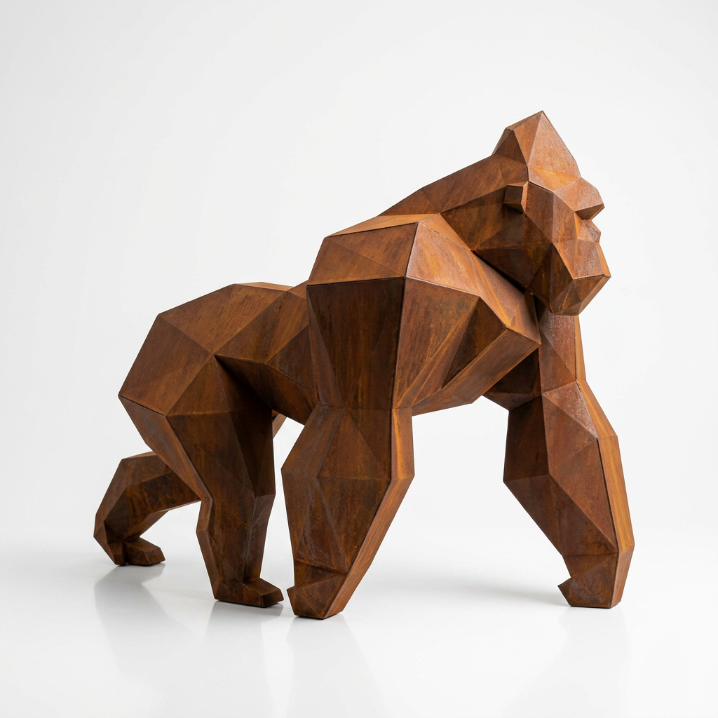Grande Sculpture King Kong Minimaliste