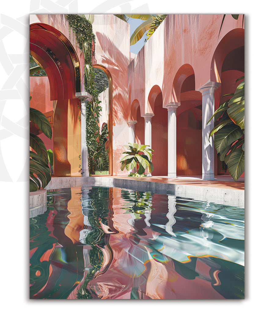 Tableau Décoratif : Reflets Méditerranéens