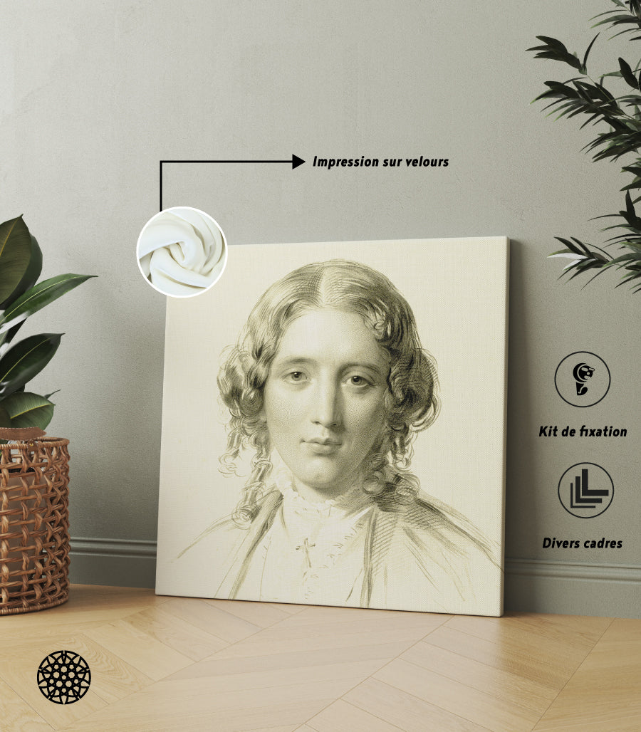 Tableau Décoratif Portrait Réimmiscent d&#39;Harriet