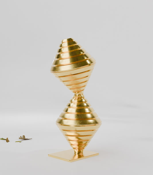 Sculpture Dualité Spirale