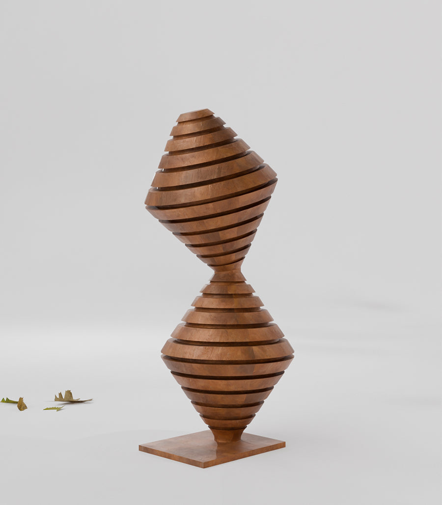 Sculpture Dualité Spirale