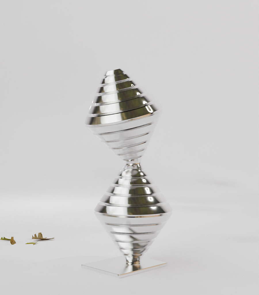 Sculpture Dualité Spirale
