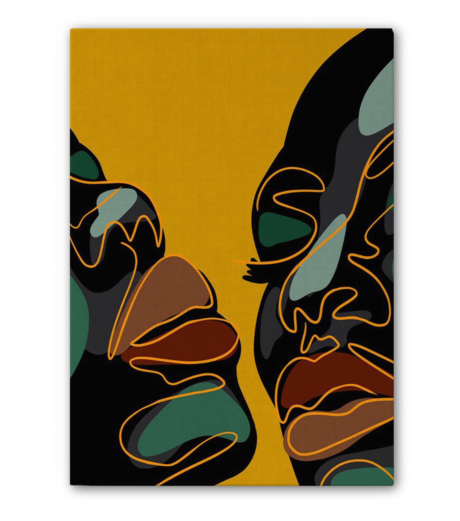 Tableau Décoratif Dialogue Abstrait