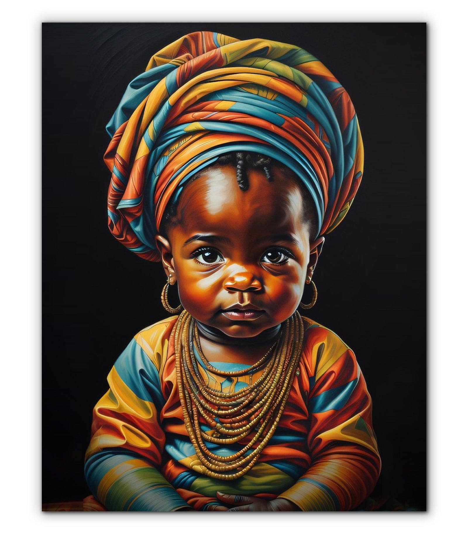 Tableau Décoratif Jeune Espoir Africain