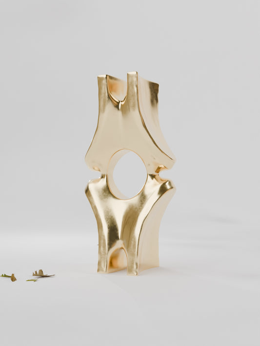 Explosion Astrale – Sculpture Abstraite en Laiton (Copie)
