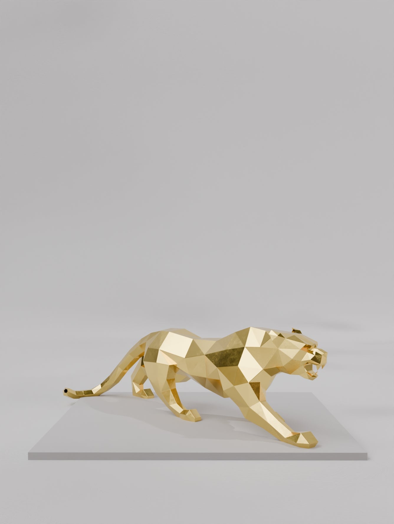 Sculpture Panthère – Force et Épure en Mouvement