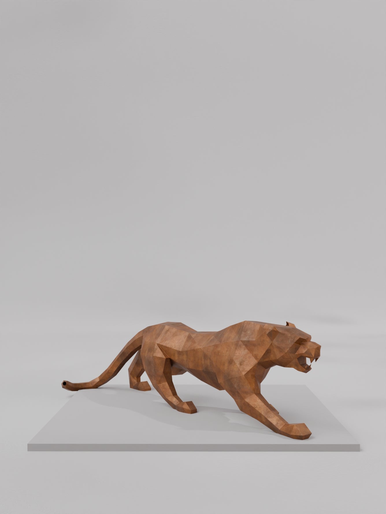 Sculpture Panthère – Force et Épure en Mouvement