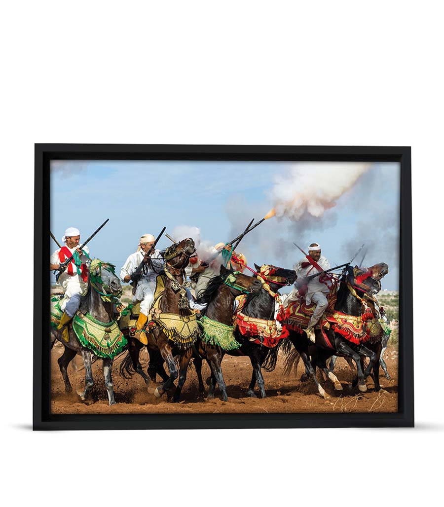 TABLEAU DÉCORATIF PASSION TBOURIDA L&#39;ÂME DU MAROC EN COULEUR