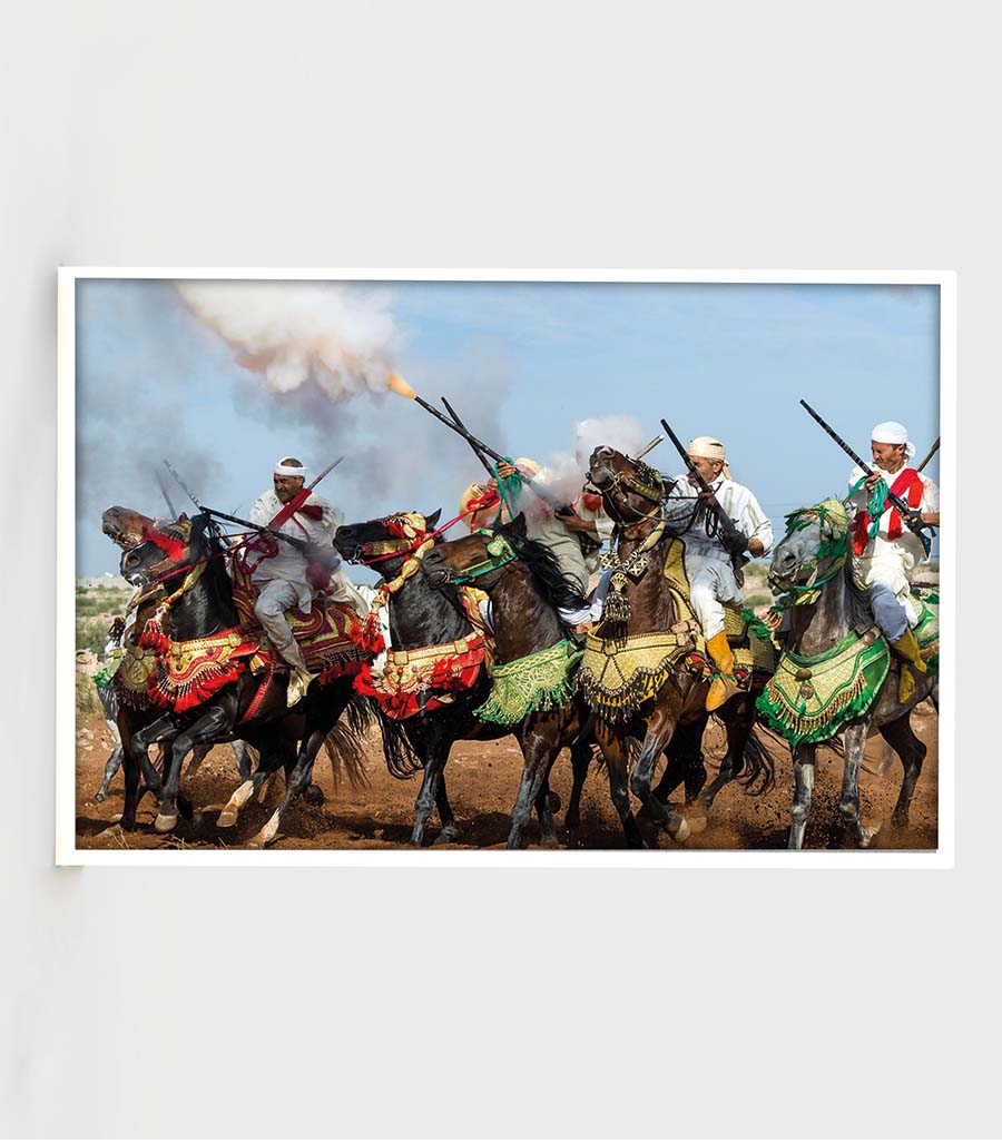 TABLEAU DÉCORATIF PASSION TBOURIDA L&#39;ÂME DU MAROC EN COULEUR