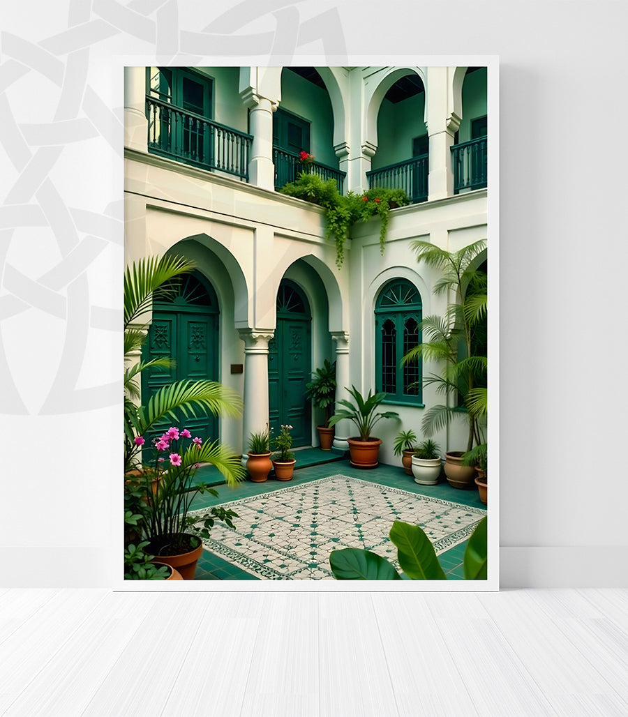 Tableau Décoratif : Évasion Andalouse Luxuriante