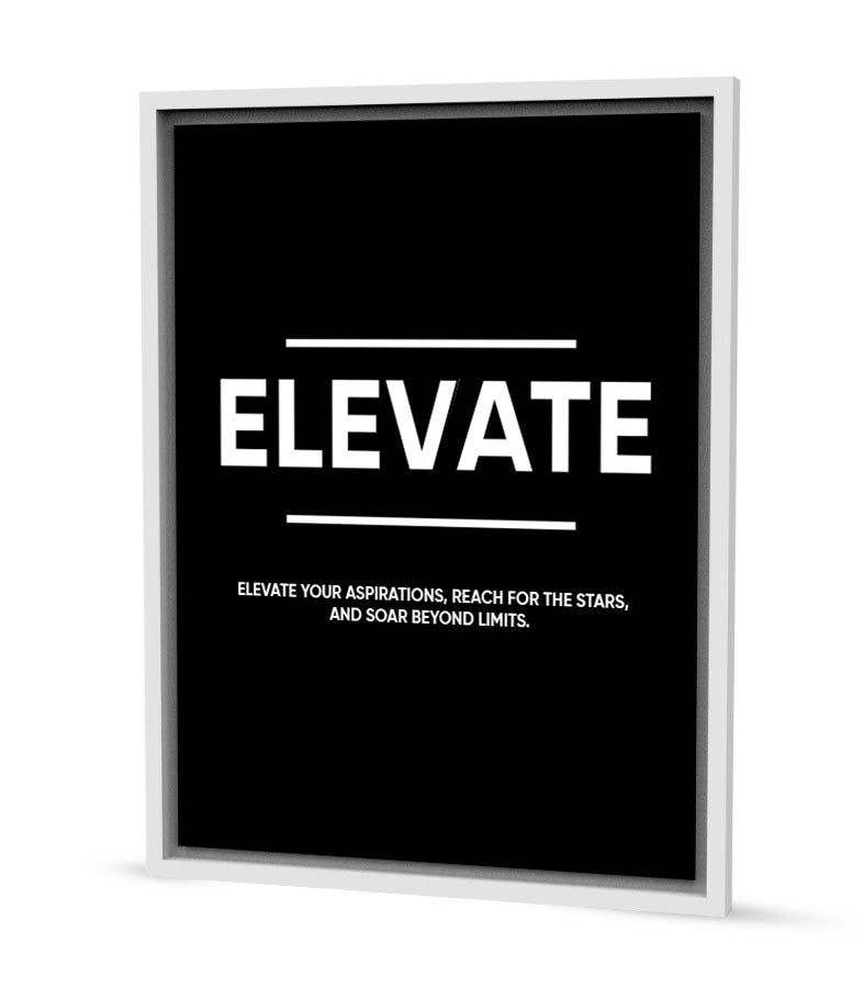 Triptyque de Motivation Noir Tableau Décoratif Moderne