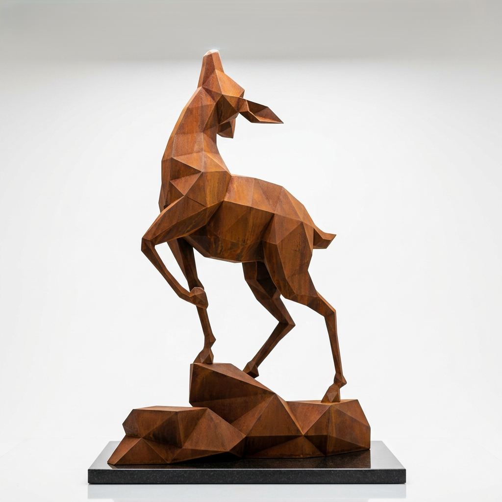 Petite Sculpture Gazelle Contemporaine