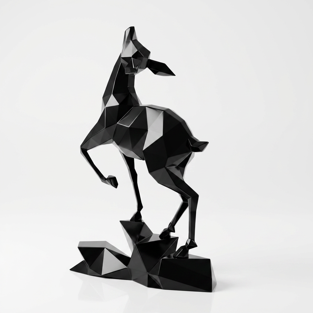 Petite Sculpture Gazelle Contemporaine