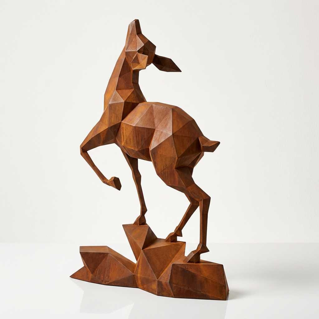 Petite Sculpture Gazelle Contemporaine