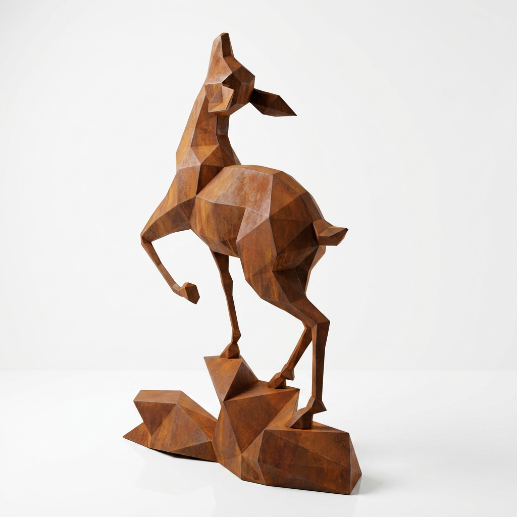 Petite Sculpture Gazelle Contemporaine
