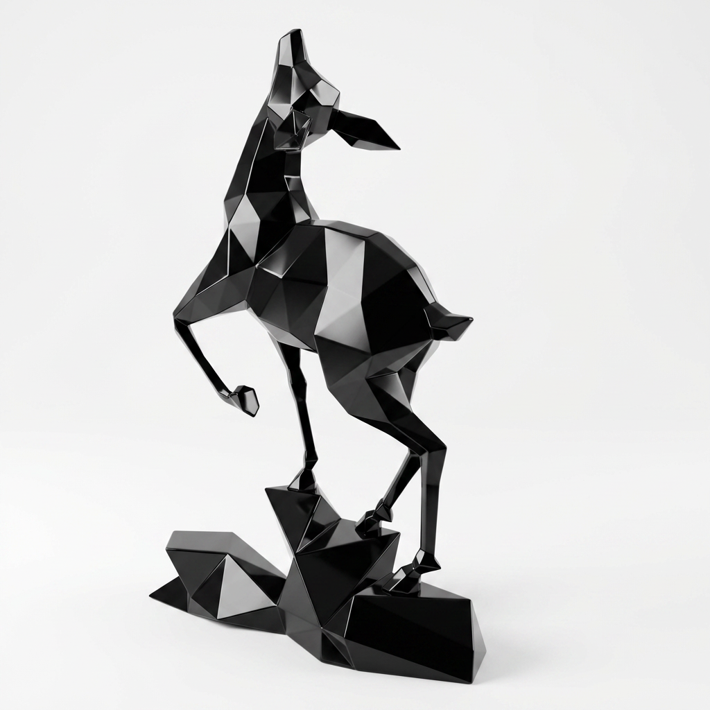 Petite Sculpture Gazelle Contemporaine