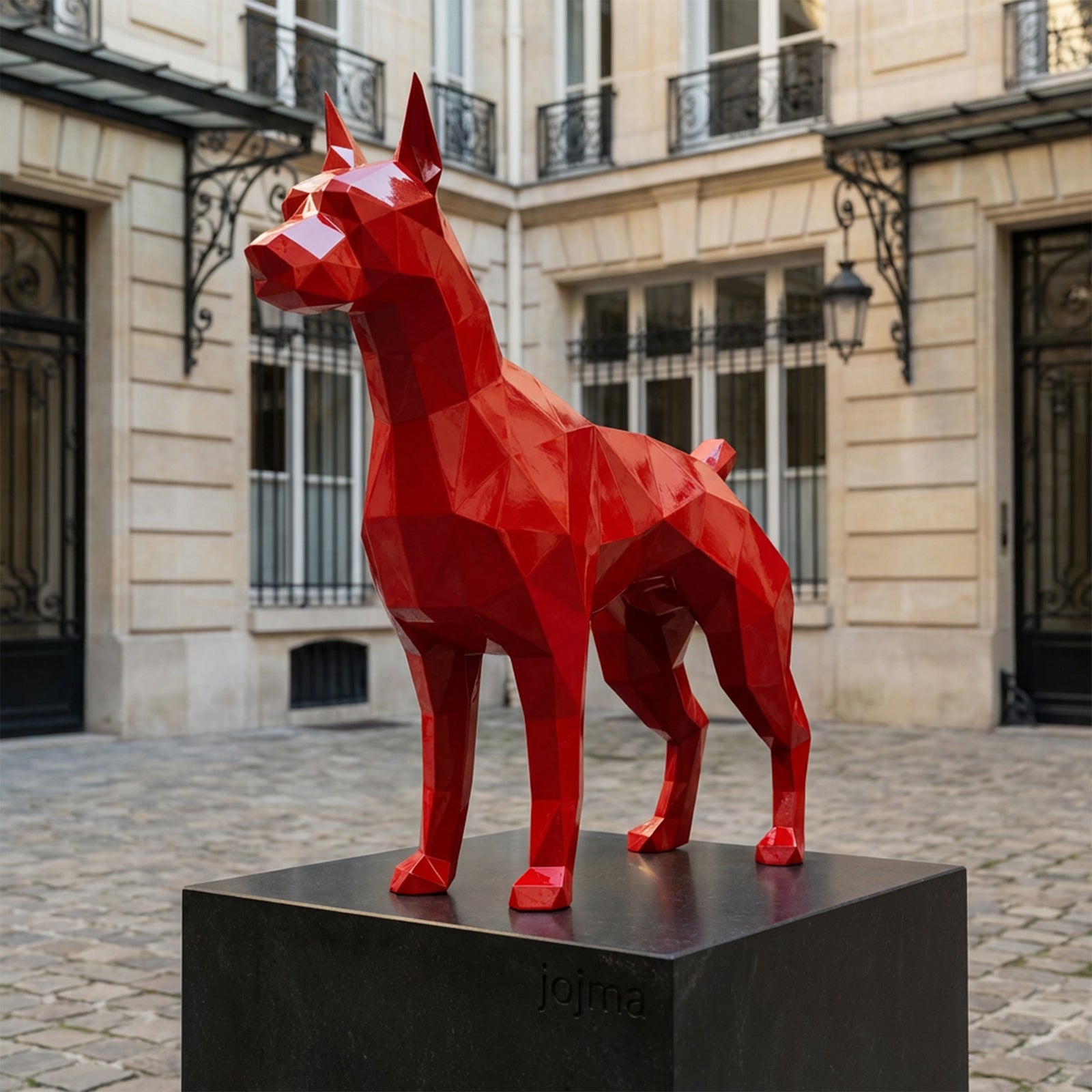 Sculpture doberman