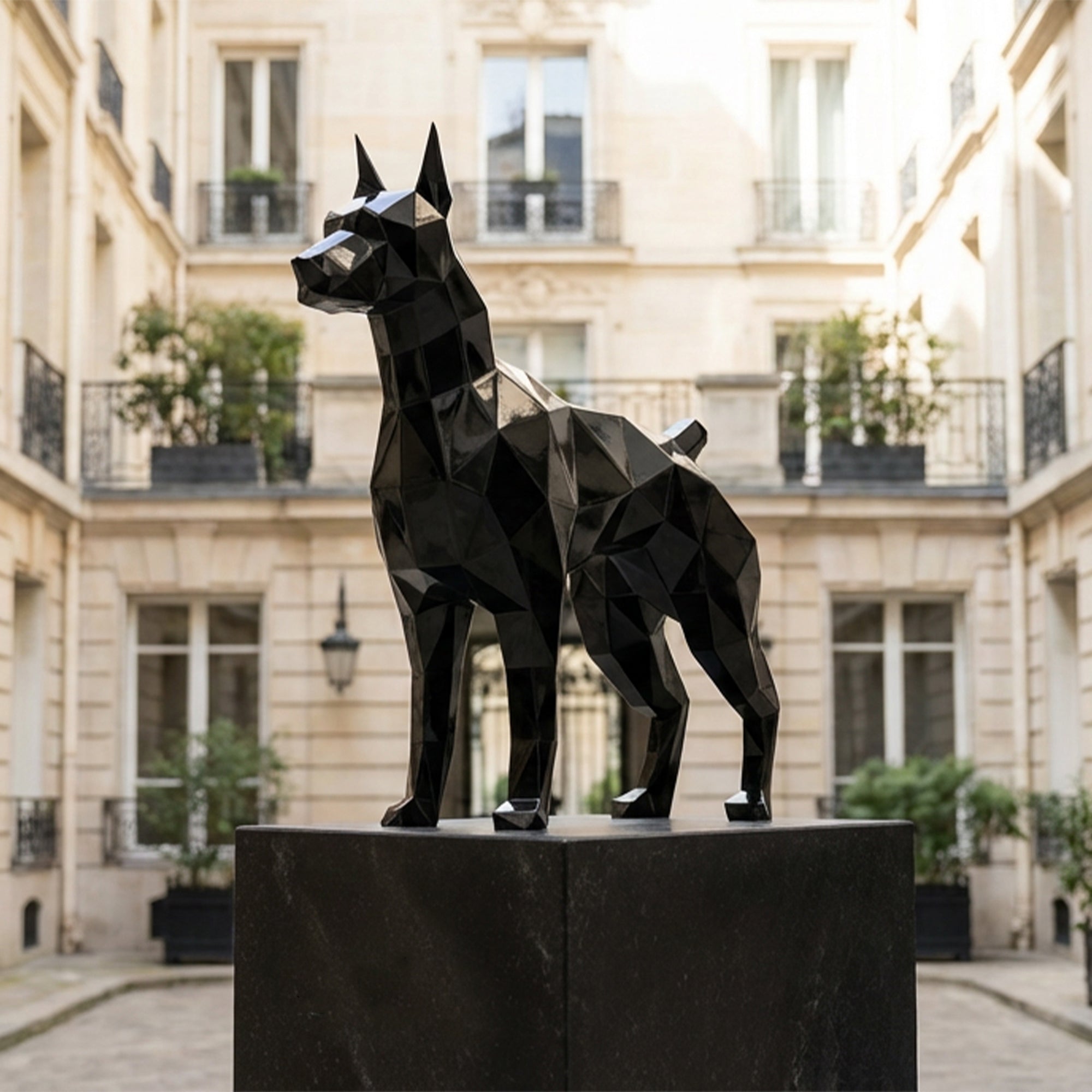 Sculpture doberman Petite Format