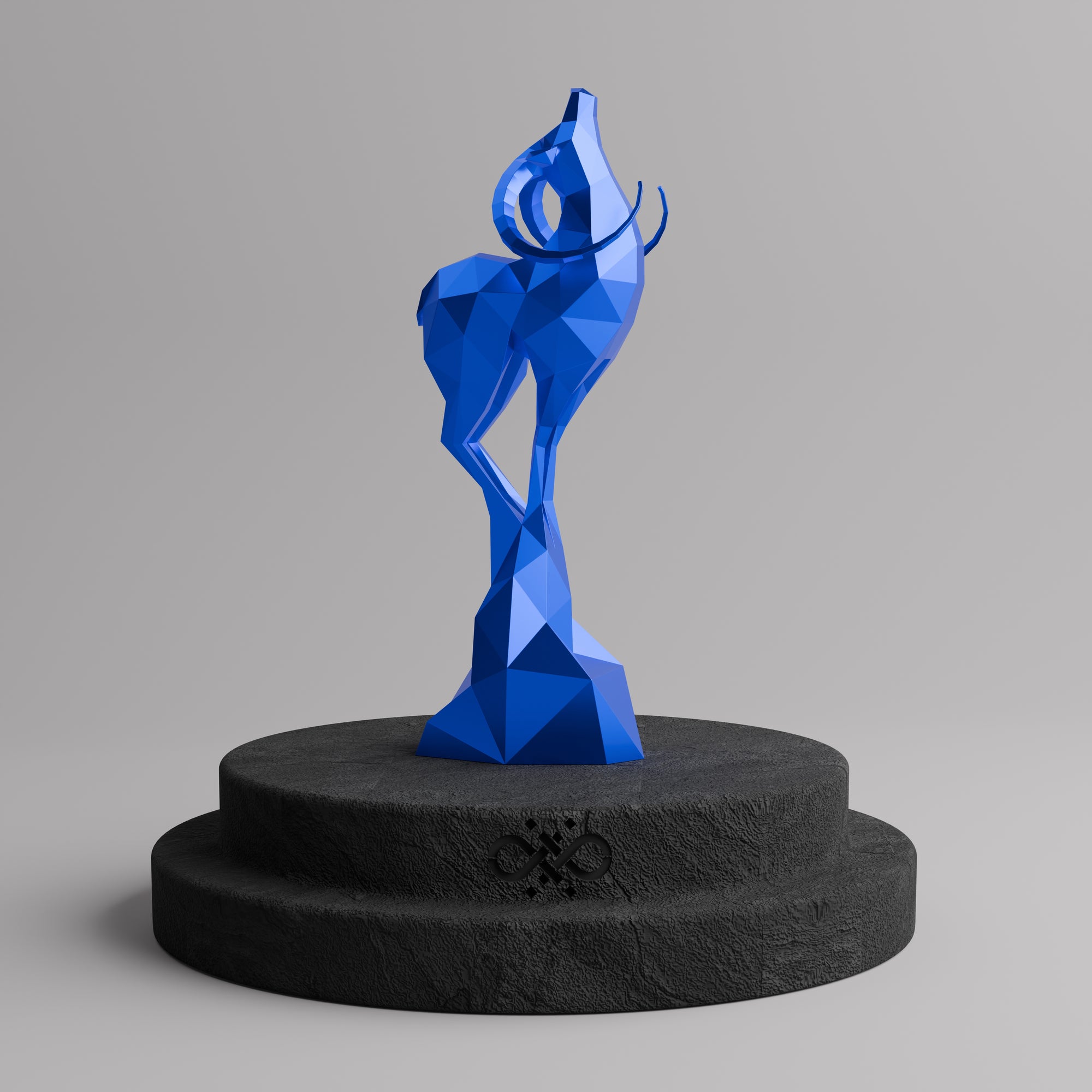 Grande Sculpture Origami Cerf
