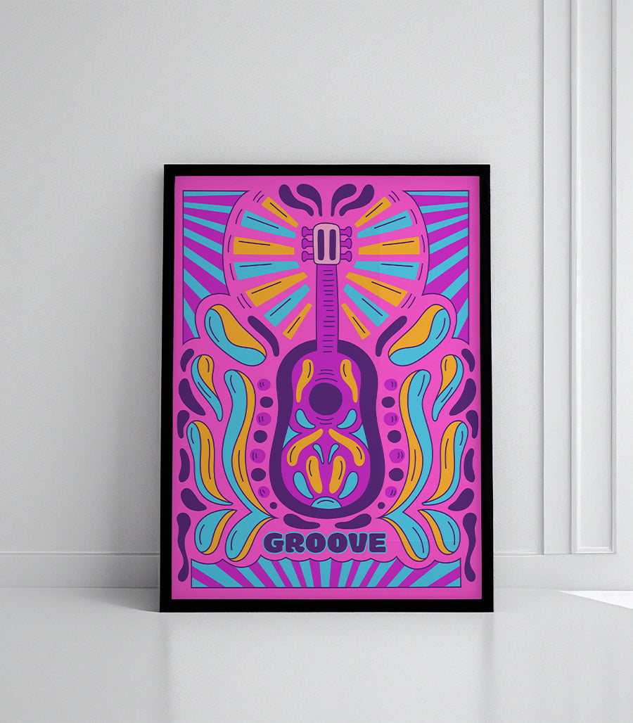 Tableau Décoratif - Groove Psychédélique