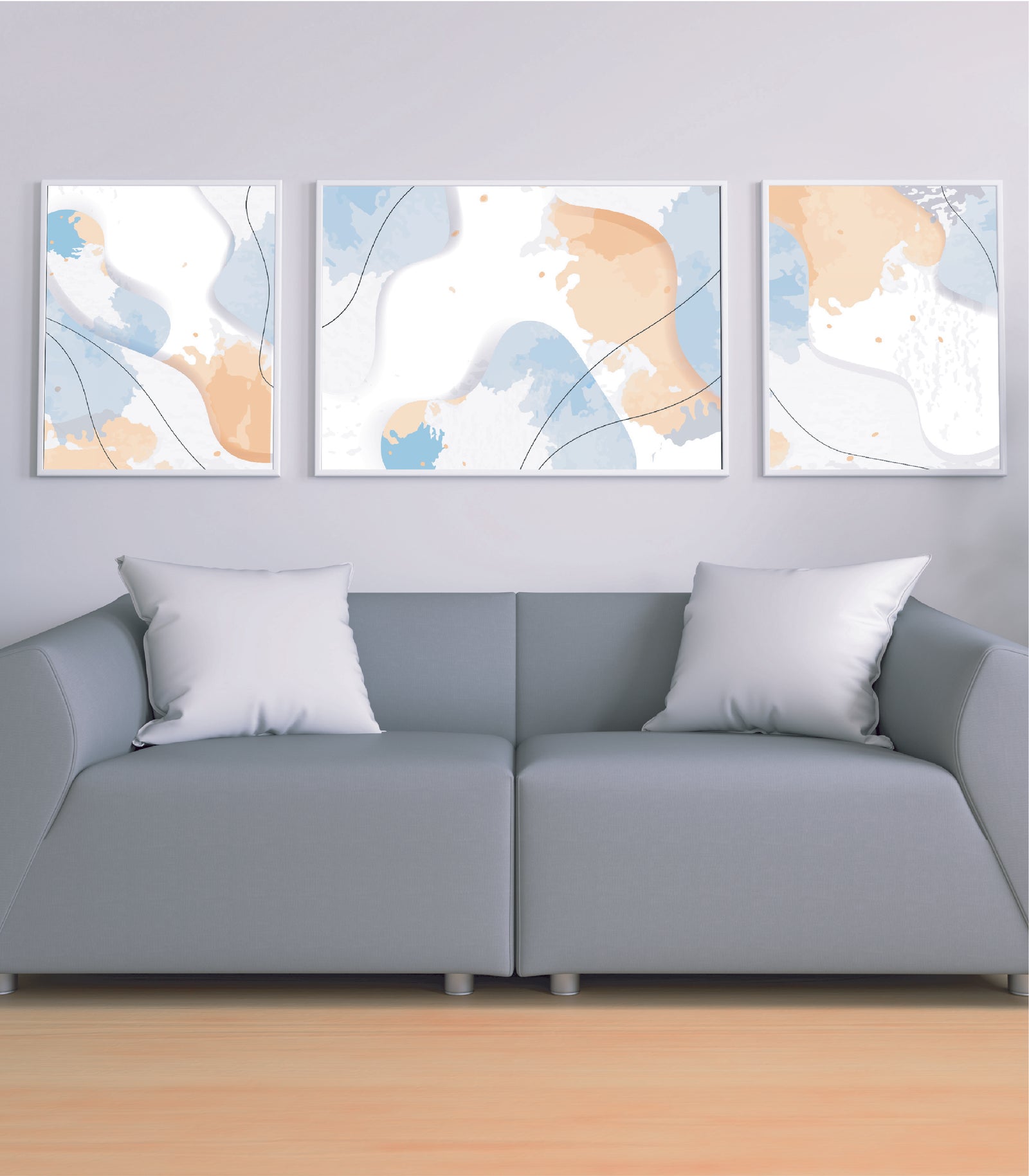 Tableau Trio d'Élégance – Ensemble des Tableaux Décoratif