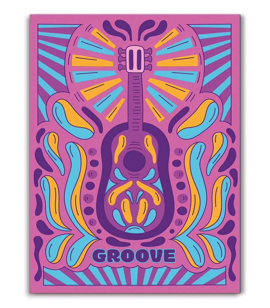 Tableau Décoratif - Groove Psychédélique