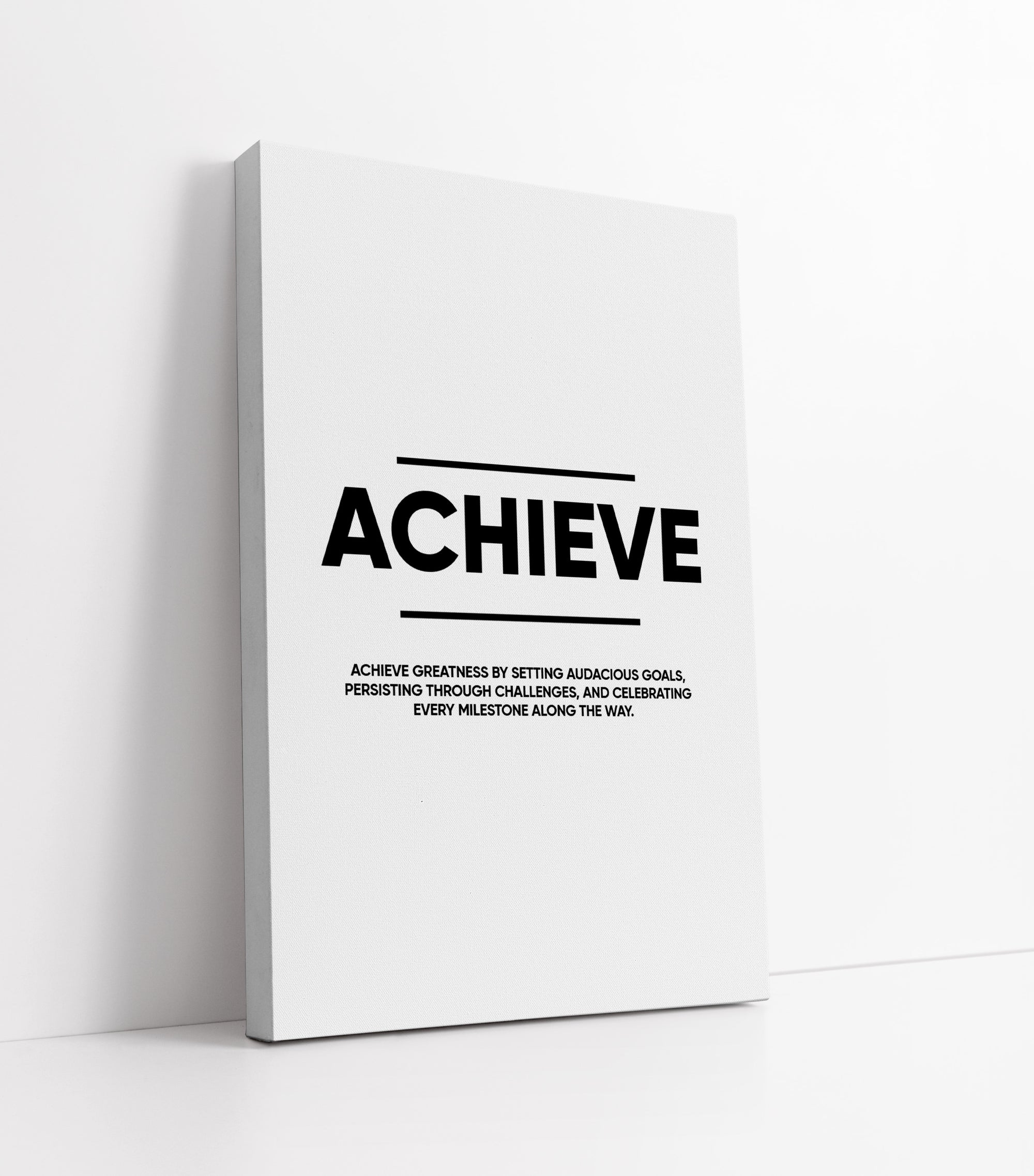 Triptyque de Motivation Tableau Décoratif Moderne