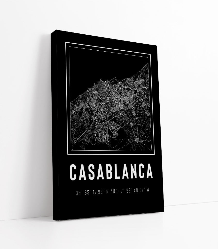 Cartographie Contrastée de Casablanca