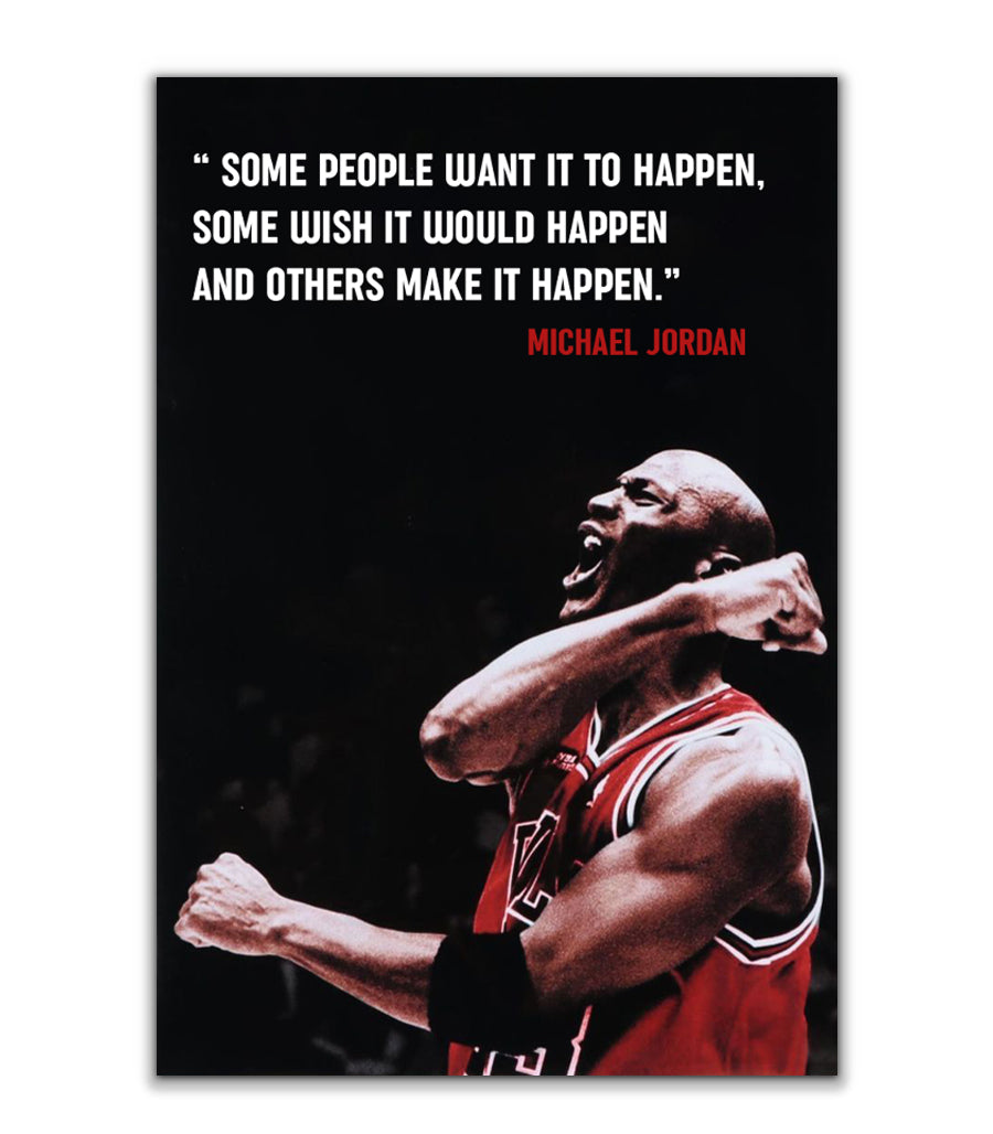 L'esprit de Michael Jordan Tableau Décoratif Moderne