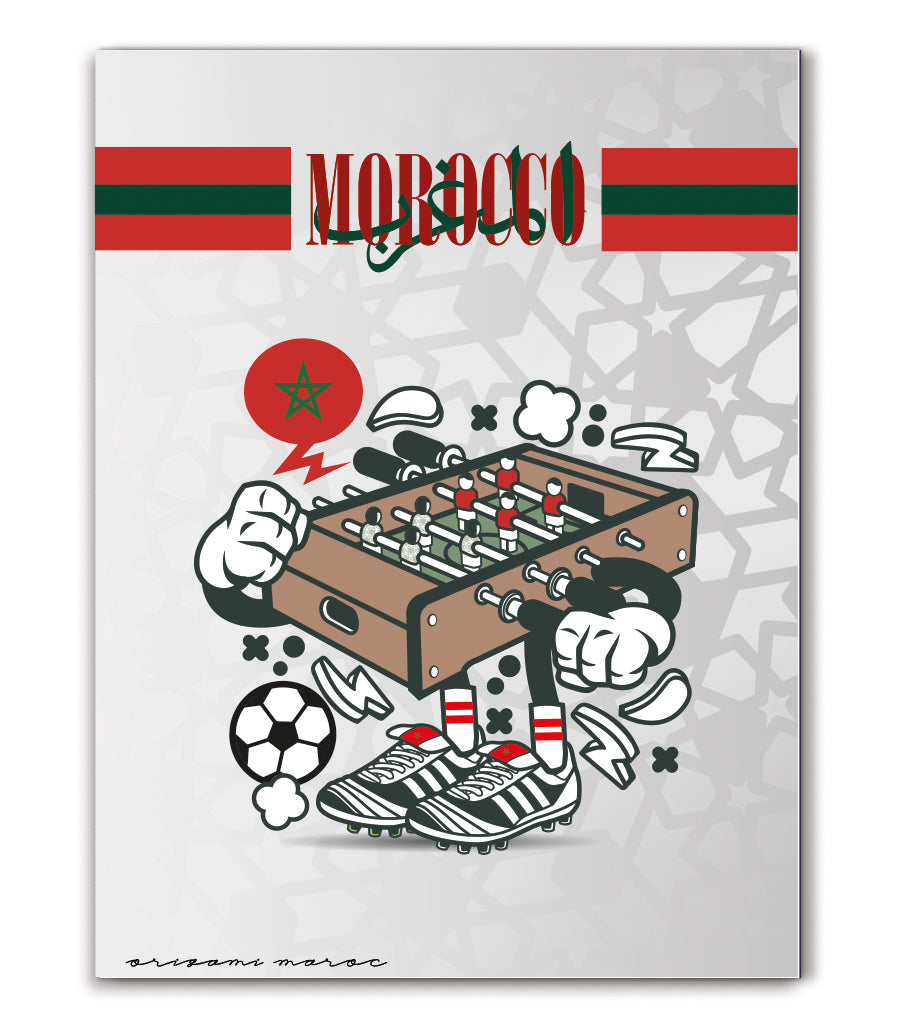 Tableau Décoratif : "Morocco" - Passion du Babyfoot"