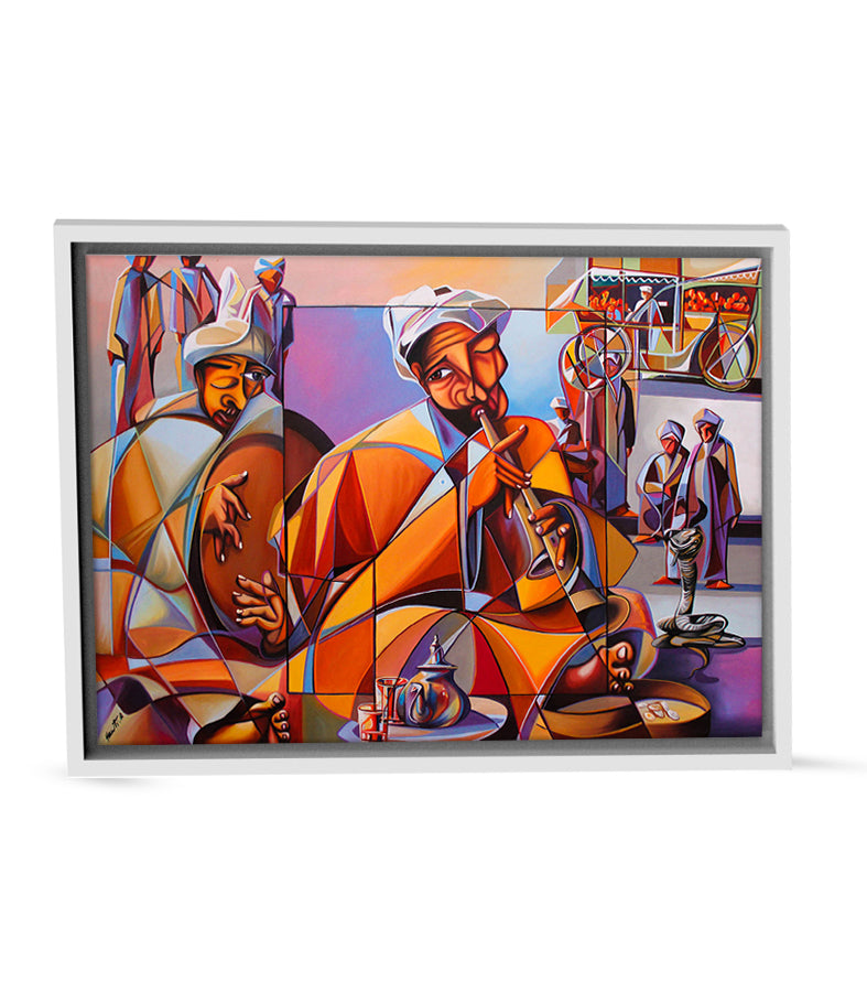 TABLEAU Art de Musique Traditionnelle Marocaine