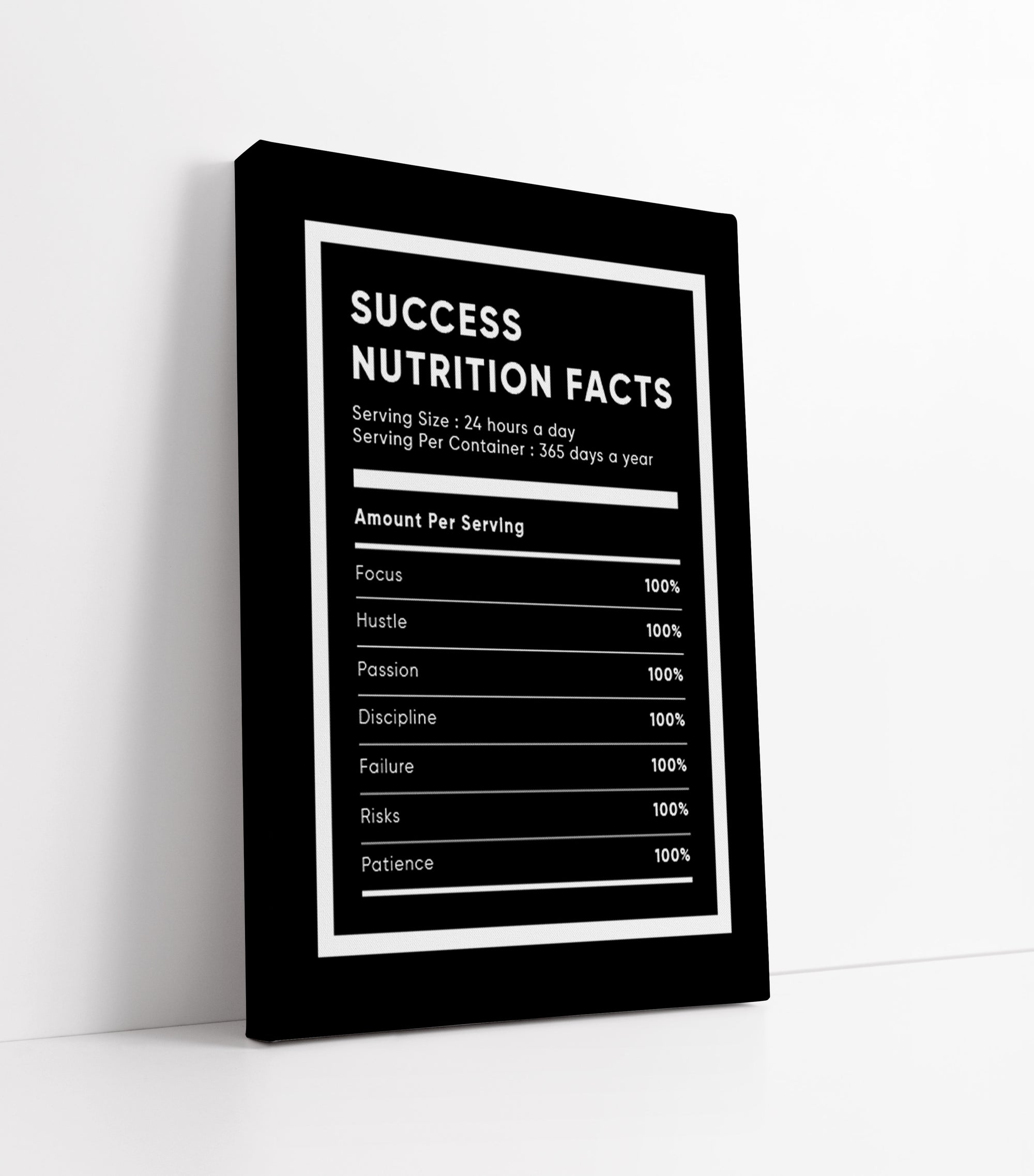 La Recette du Succès Tableau Décoratif Moderne