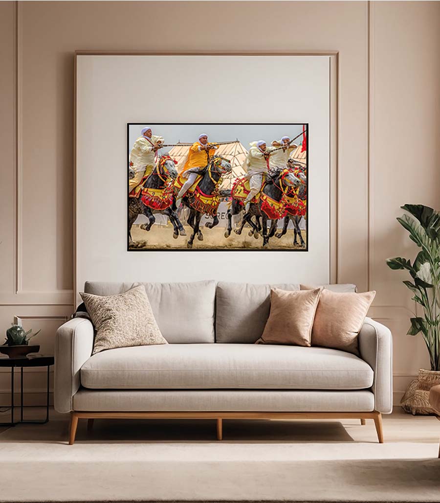 TABLEAU DÉCORATIF FUSION CULTURELLE LA TBOURIDA ENTRE TRADITION ET MODERNITÉ