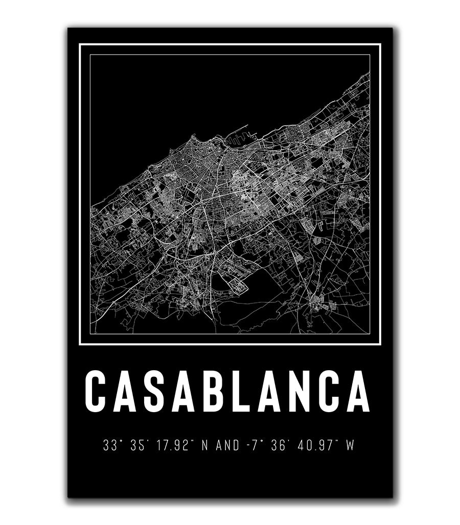 Cartographie Contrastée de Casablanca
