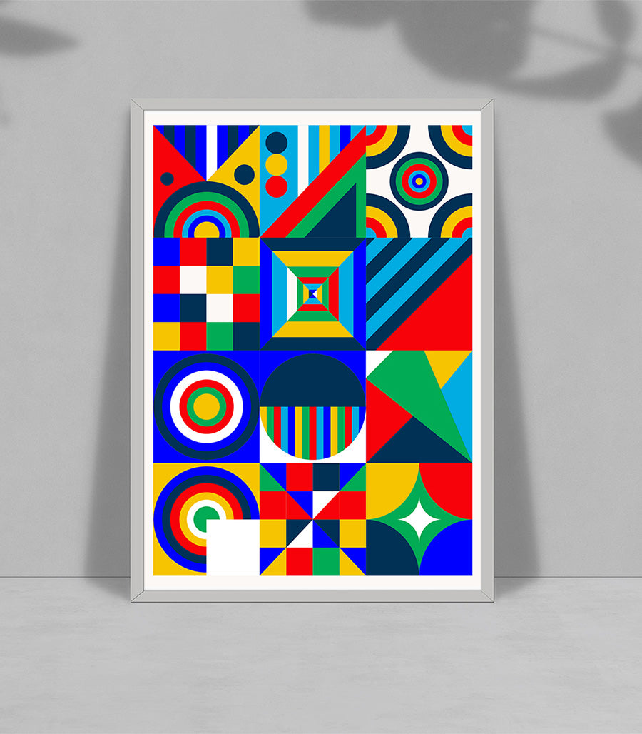 Tableau décoratif cubisme luxe contemporain