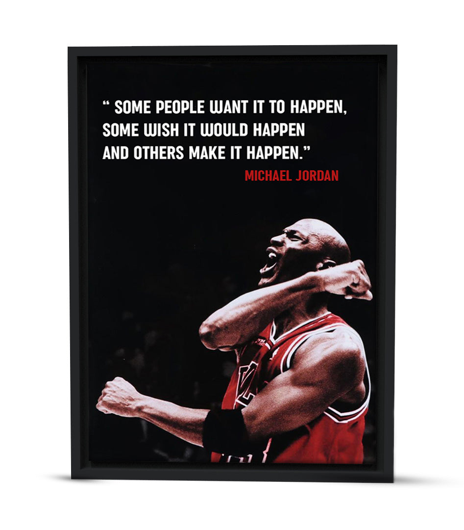 L'esprit de Michael Jordan Tableau Décoratif Moderne