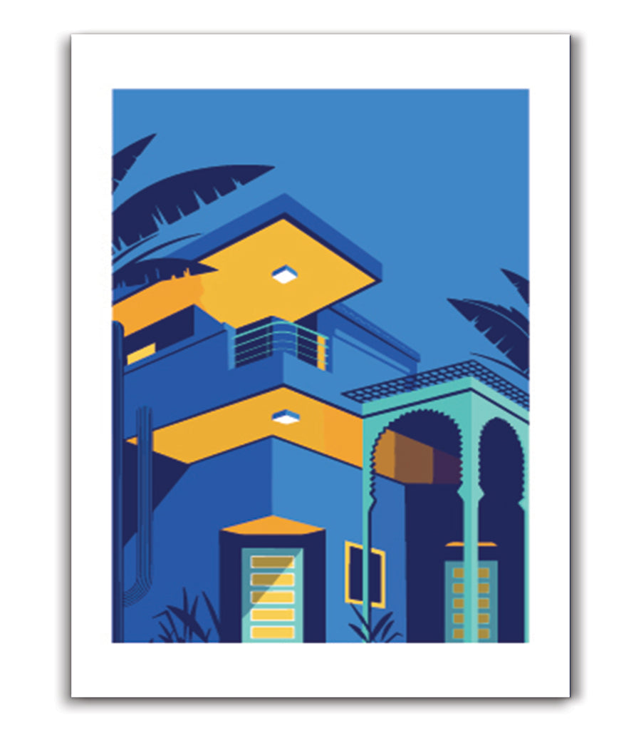 Tableau Decoratif Chic Jardin Majorelle Marrakech