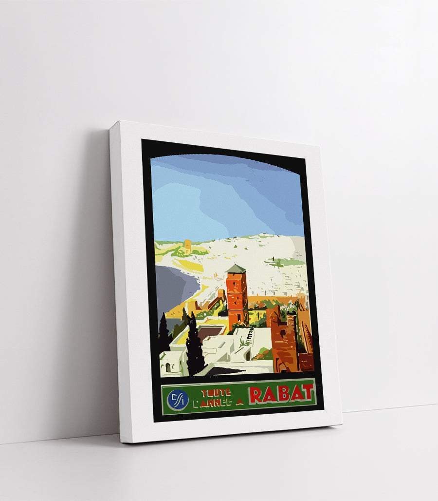 Tableau Decoratif Rabat Impression Sur Velours