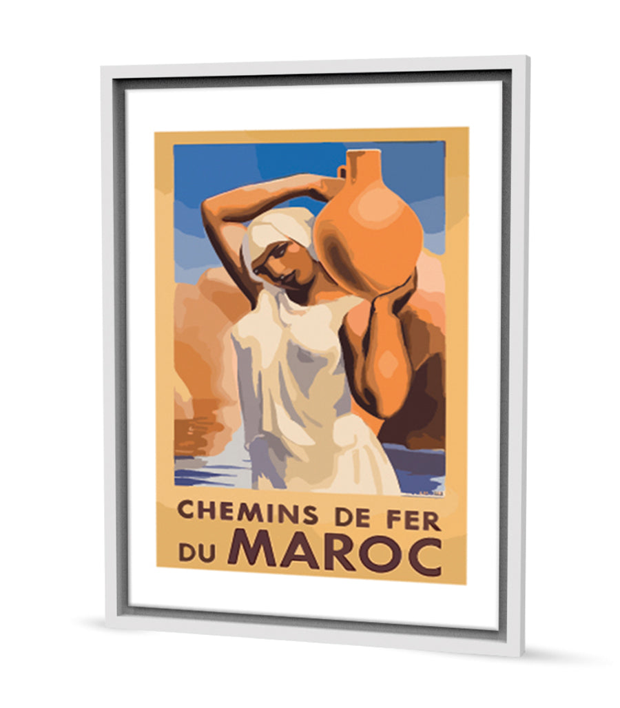 Tableau Decoratif Chemins De Fer Du Maroc