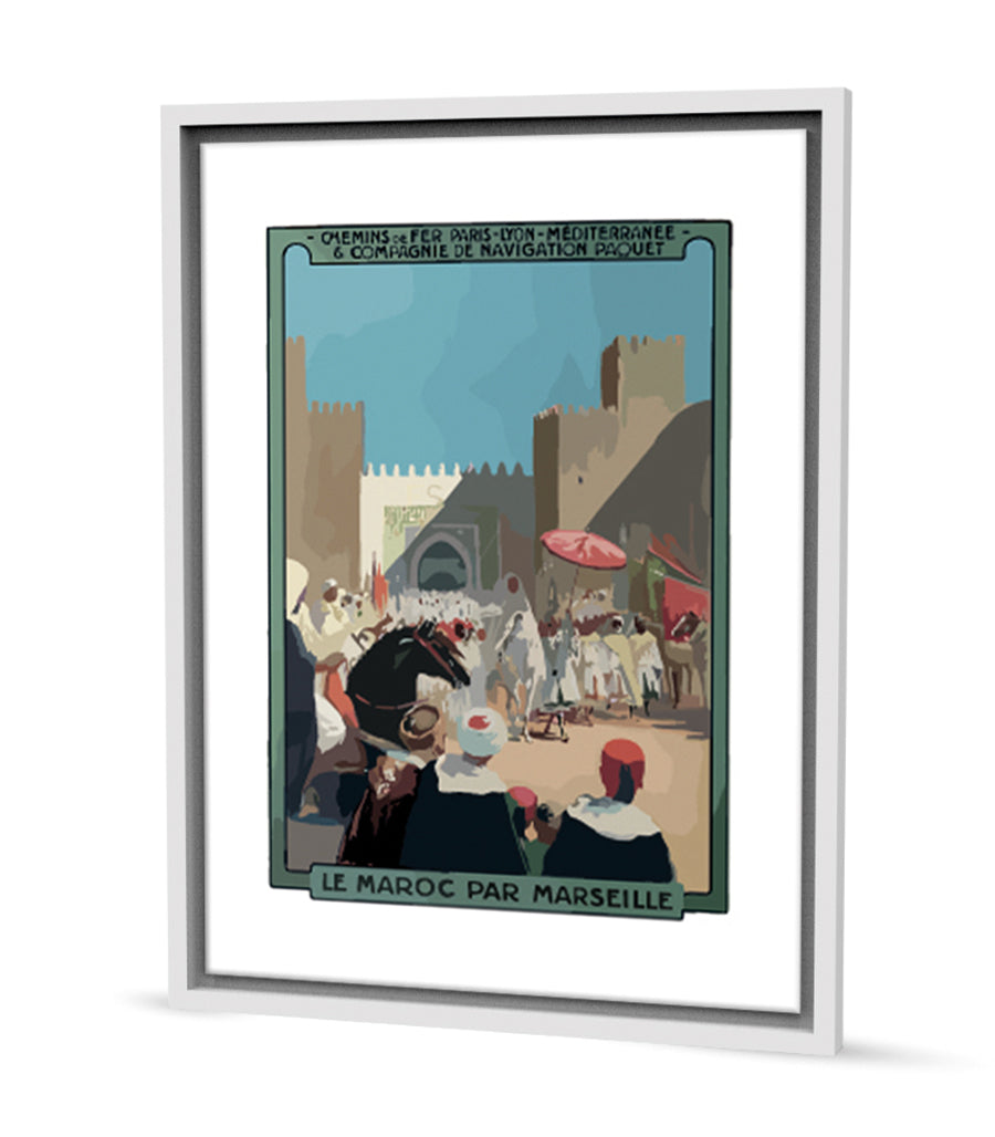 Tableau Decoratif Le Maroc Par Marseille