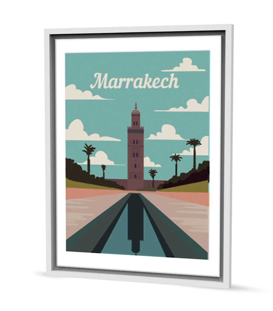 Tableau Decoratif Moderne Mural Marrakech