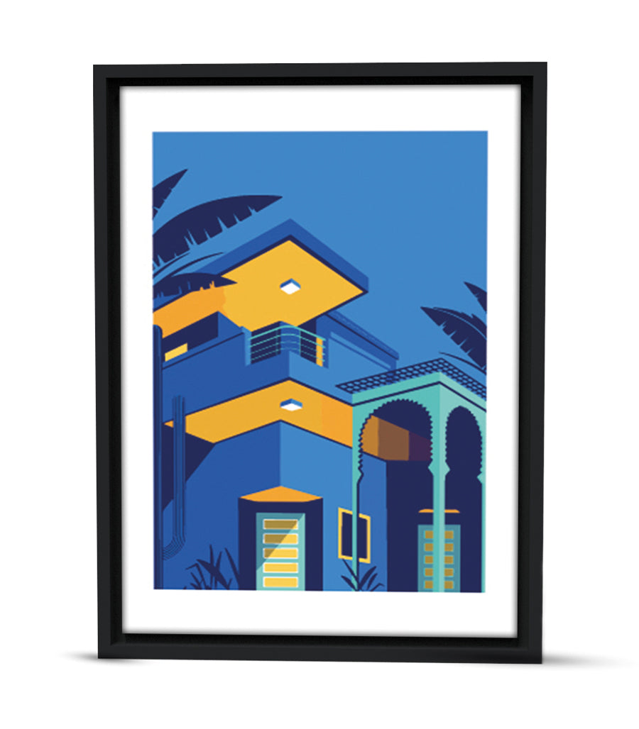 Tableau Decoratif Chic Jardin Majorelle Marrakech