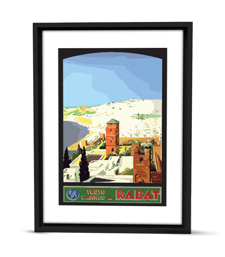 Tableau Decoratif Rabat Impression Sur Velours
