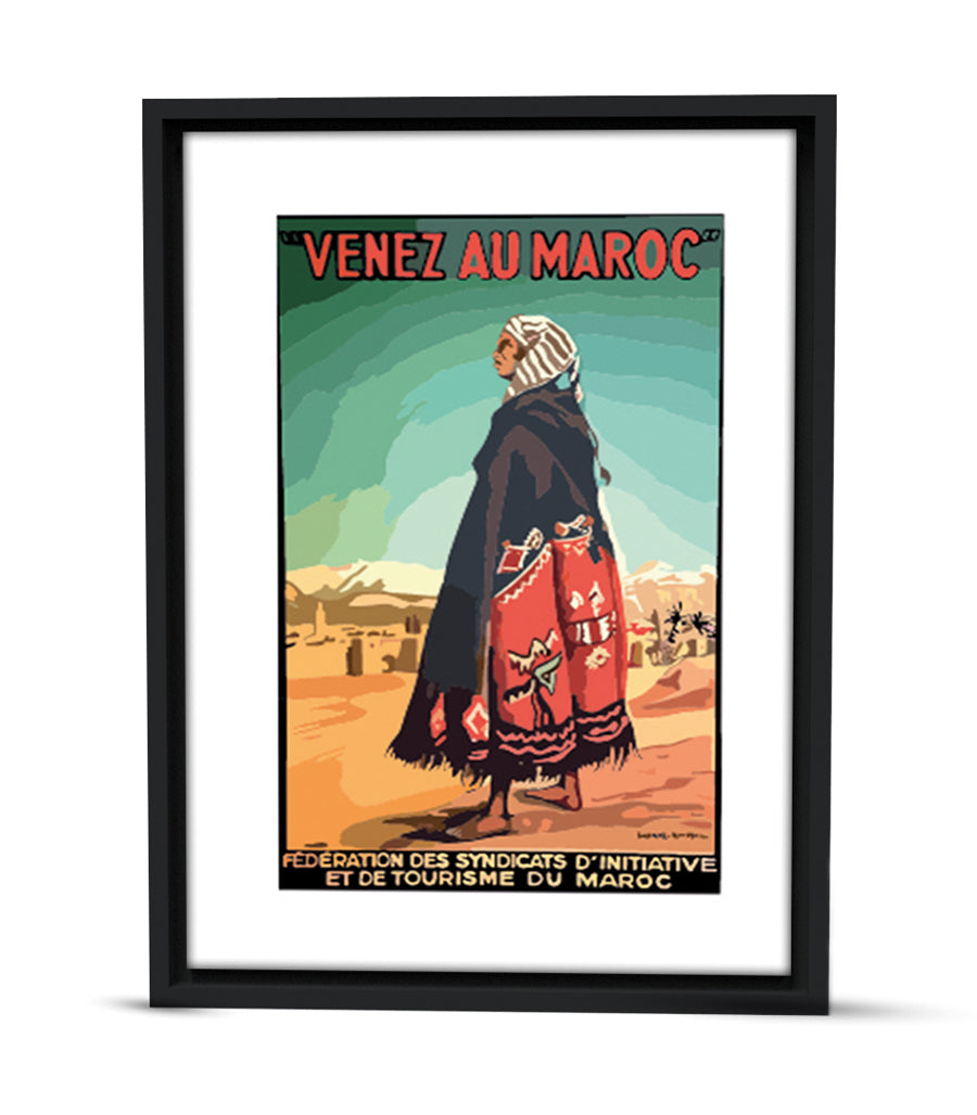 Tableau Decoratif Venez Au Maroc